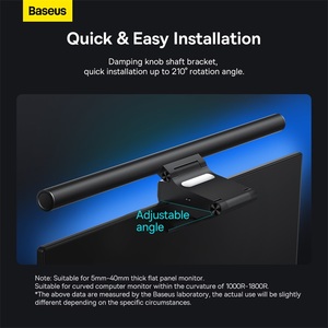Lámpara de Pantalla Asimétrica USB Ba seu i-wok2 Series (Juvenil) con Fuente de Luz Curva para Protección Ocular, Universal - Product Image 6