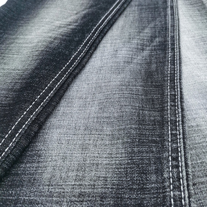 Tela vaquera mercerizada cruzada para <span class=keywords><strong>hombre</strong></span>, supersuave, color negro, medidor <span class=keywords><strong>de</strong></span> tela vaquera sin procesar, C898 - Product Image 6