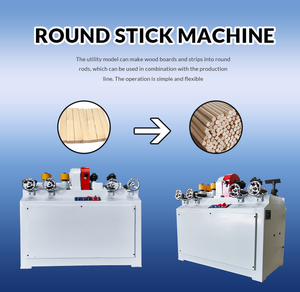 Macchina per la Produzione di Bastoncini in Legno di Forma Speciale ad Alta Velocità, Prezzo di Fabbrica, per Bastoncini, Aste e Manici di Scope - Product Image 2