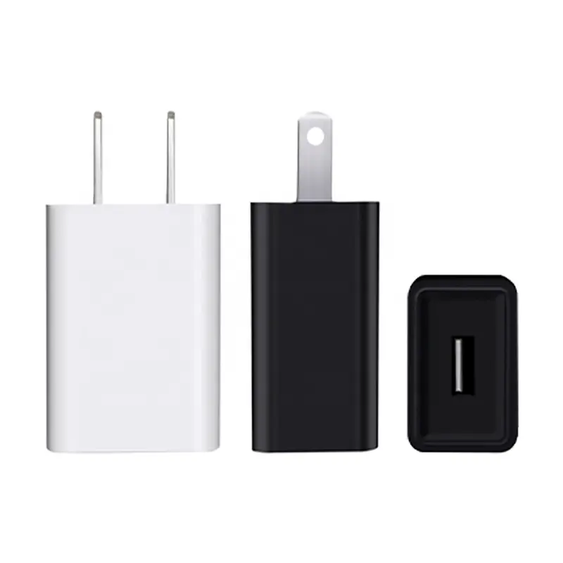 Carregador de viagem portátil 5W para Android, plugue USB 5V 1A de fábrica Cantell, plugue USB de parede, compatível com paredes, compatível com com dispositivos Android