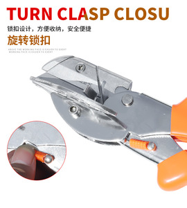 Ciseaux de sécateur manuels de jardin en acier professionnel SK5 cisailles de dérivation industrielles pour l'élagage des arbres fruitiers plantes pour l'agriculture - Product Image 5