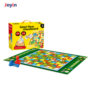 Jeu <span class=keywords><strong>de</strong></span> Serpents et Échelles avec Tapis <span class=keywords><strong>de</strong></span> Jeu <span class=keywords><strong>de</strong></span> 92 cm, Jeu <span class=keywords><strong>de</strong></span> <span class=keywords><strong>Société</strong></span> Géant pour Soirées en Famille, Grand Jouet <span class=keywords><strong>de</strong></span> Sol en Tissu Enroulable pour Enfants - Product Image 1