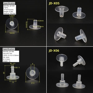 ท่อพลาสติกแบบกำหนดเอง ผลิตภัณฑ์เป่าลม TPU หัวฉีดข้อศอกตรงสำหรับท่อ - Product Image 3