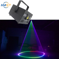 Lumière laser DJ RGBW 3W avec contrôle automatique/par voix DMX512, scan de motifs colorés pour équipement d'éclairage de scène disco professionnel