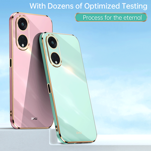 Nouvelle conception de luxe, coque de téléphone en TPU à électrodéposition 6D, côté droit, pour <span class=keywords><strong>OPPO</strong></span> A98 5G/F23 5G/A1 5G, coque de téléphone anti-rayures - Product Image 6