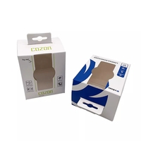 FSC 100% Fsc Certifié Personnalisé Pliant PVC Fenêtre Transparente Carton Produit Boîte D'emballage En Papier Avec Cintre