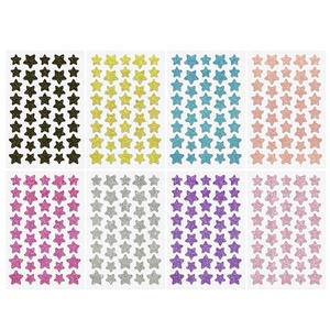 Parches <span class=keywords><strong>para</strong></span> Granos Coloridos, Libres de Crueldad Animal, con Purpurina, Hidrocoloide, Forma de Estrella, Invisibles <span class=keywords><strong>para</strong></span> el Rostro, Cubre Granos, 40 Unidades, Limpieza de Poros - Product Image 1