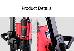 Taladro de Diamante de 3200W, 230mm, 900 RPM, con Caja de Cambios de Alta Productividad, Soporte Angular, Operación Sencilla y Alto Torque - Product Image 4