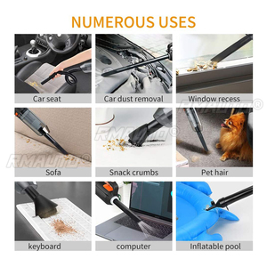2 in 1 Portable Car <b>Vacuum</b> <b>Cleaner</b> 1250W 6000pa Wet/Dry Auto Blower <b>Cleaner</b> <b>Mini</b> Handheld Air Compressor for Home Vehicles - Product Image 6