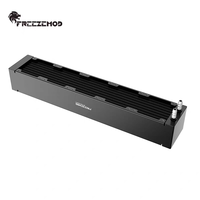 Radiateur de refroidissement d'eau pour serveur, 5 emplacements pour ventilateurs, RoHS, radiateur en aluminium de 60 mm. SR-LP40-60X5F75