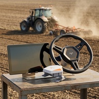 Joystick multifonctionnel en option Vectoragr 818 avec volant ergonomique, navigateur GPS agricole
