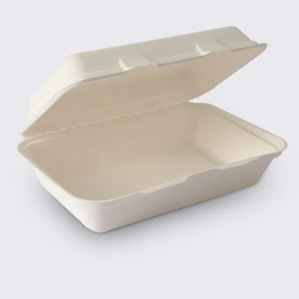 Customized Disposable Sugarcane Paper Pulp food container
