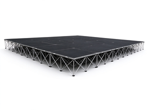 Plateforme de Scène Portable Pliable en Aluminium 1x1m 1x2m pour Concerts Extérieurs et Événements avec Éclairage de Surface - Product Image 1