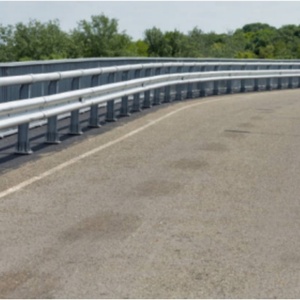 רכבת מחוזקת כביש פלדה מחוזקת עם רפלקטיבי רפלקטיבי, משטח מגולוון טבל חם לבטיחות בדרכים - Product Image 4