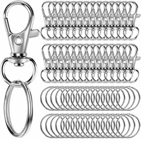Vente en gros de porte-clés métalliques en alliage de zinc avec pince à gâchette chien pour boucle crochet porte-clés porte-clés plat conception pince à ressort