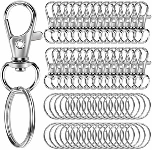 Bán Buôn Kẽm Hợp Kim Kim Loại Móc Khóa Với Kích Hoạt Clip <span class=keywords><strong>Dog</strong></span> Cho Khóa Móc <span class=keywords><strong>Keychain</strong></span> Phẳng Vòng Chìa Khóa Mùa Xuân Clip Thiết Kế - Product Image 1