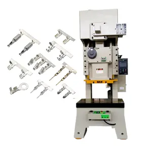 Stamping clip connection spring terminal contact automatic making machine line