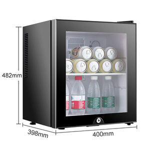 Mini réfrigérateur bar 30L, réfrigérateur compact rétro sur pied, thermostat réglable pour chambre à coucher, bureau - Product Image 2
