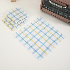 Chiffon de cuisine rectangulaire double face à carreaux 30x30 cm pour nettoyer les casseroles et les poêles - Product Image 4