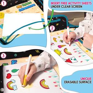 Échantillon gratuit : Plateau de siège auto pour enfants, essentiel pour les voyages en voiture, aide à calmer les enfants, plateau de jeu pour voiture, sac de rangement - Product Image 6