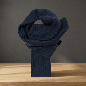 Winter Twill Cashmere Smart Casual Long Black Scarf for Women - Product Image 2