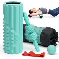 Rouleau en mousse haute densité pour exercices de fitness et massage musculaire profond