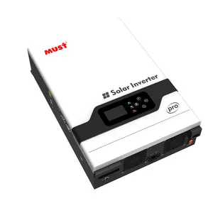 MUST Hybrid Solar Inverter 48v/5.5kw 100a Mppt Tracker With Work Without Battery Function For Household System