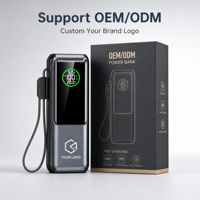 Chargeur d'énergie à charge ultra-rapide PD 100W pour station d'alimentation d'ordinateur portable, batterie externe portable Type-C grande capacité 20000mAh