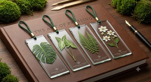 2025 New Plastic Products Wholesale Custom Creative Design Printing <b>Bookmarks</b> Tassels Acrylic <b>Bookmark</b> Set for Books Notebooks - Product Image 1