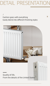 Radiateur en plaque d'acier anti-corrosion, radiateur à panneaux à chauffage rapide pour chauffage central domestique - Product Image 6