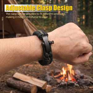 <span class=keywords><strong>Bracelet</strong></span> en <span class=keywords><strong>paracorde</strong></span> personnalisé Baiyuheng avec sifflet intégré – Fabricant de bracelets en <span class=keywords><strong>paracorde</strong></span> - Product Image 5