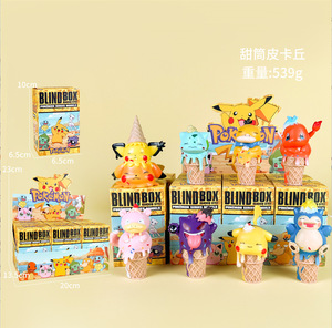 Alla moda scatola cieca cartone animato <span class=keywords><strong>Anime</strong></span> Poke Mon Pika Charmander Eevee PVC decorazione decorazione collezione mistero scatole giocattolo per bambini - Product Image 5