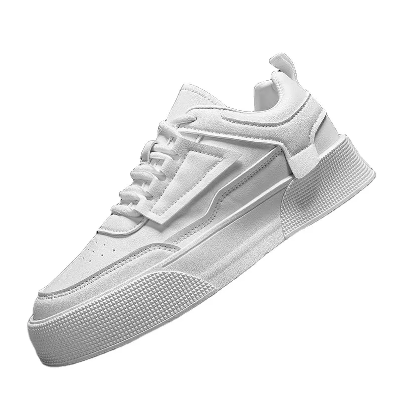 Groothandel Custom Wit Lederen Chaussures Hommes Heren Vrijetijdsschoenen 2023 Mode Hardloopsneakers Voor Heren Casual