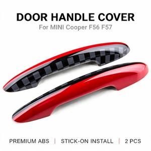 Pour MINI Cooper F56 F57 – Cache-poignée de porte adhésif, garniture sans clé, 2014-2023, motif Union Jack à carreaux, vente en gros pour Carwoman - Product Image 5