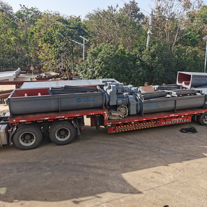 Tự động shaftless vít băng tải Ống tời bùn truyền đạt và nhấn máy tích hợp - Product Image 6