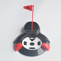 Equipo de Entrenamiento de Golf Eléctrico Automático para Retorno de Pelotas, con Varilla de Empuje y Rebote, Rojo y Negro, del Fabricante Original