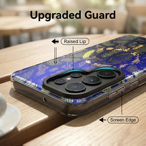 Custodia Magnetica Antiurto per Telefono <span class=keywords><strong>con</strong></span> Cuore Glitterato Graffiti per Samsung <span class=keywords><strong>Galaxy</strong></span> S26, Cover di Lusso in PC TPU <span class=keywords><strong>con</strong></span> Placcatura Colorata - Product Image 5