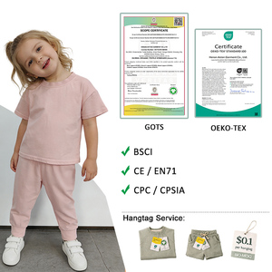 环保松紧腰全长100% 有机棉儿童婴儿裤 - Product Image 2