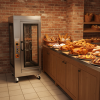 Rôtisserie rotative à gaz en acier inoxydable Rôtissoire Poulet Cuiseur Machine Haute Productivité Nouvel État
