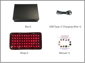 Đai trị liệu ánh sáng đỏ mini Shanglaite 2025, mẫu mới, tích hợp pin, hẹn giờ 20 phút, 660nm 850nm, giảm đau chân - Product Image 6