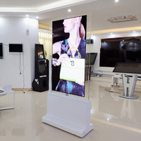 Écran tactile LCD double face de 49 à 55 pouces pour affichage numérique en magasin, aéroport, résolution 4K
