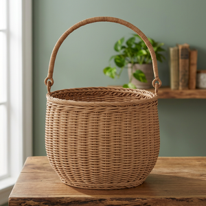 Cesta de transporte de ratán superventas Vacaciones de Pascua, contenedor de caja de almacenamiento, cesta de lavandería jiahao, cesta de lavandería plegable de Vietnam - Product Image 1
