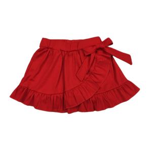 Ropa Deportiva de Color Sólido RTS, Lazos, Volantes, Falda Corta para Niñas Pequeñas, Pantalones Cortos Forrados, Yoga, Hermana, Ropa al por Mayor, Secado Rápido - Product Image 1