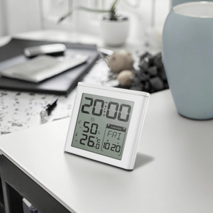 Baldr đồng hồ kỹ thuật số với Nhiệt ẩm kế LCD hiển thị 0.1c Nhiệt Độ Độ phân giải - Product Image 1