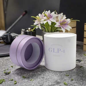 Custom Design Supplement Capsule <b>Bottle</b> Paper Packaging Boxes <b>Pill</b> Paper Tube Empty Containers for Glass Packaging and Storage - Product Image 2