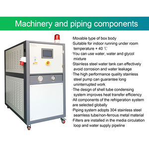 For 10hp R410a Water-Cooled Immersion Cooling Chiller High-Accuracy Core Components Including Pump Ice Bath - Product Image 4