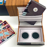 Fabricant de cartes à jouer de luxe Poker Taille Bonne impression Jeu de cartes de poker avec logo personnalisé avec boîte à tiroir