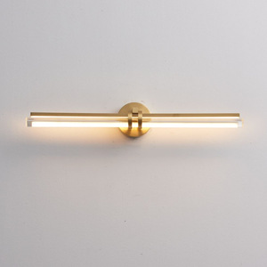 Italian Modern Minimalist All-Copper <b>Wall</b> Lamp for Living Room & Bedside <b>LED</b> <b>Mirror</b> Sconces for Home Use - Product Image 6