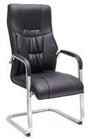Chaise de réception exécutive en cuir PU à dossier haut, pivotante à 360°, réglable en hauteur, inclinable, garantie 5 ans