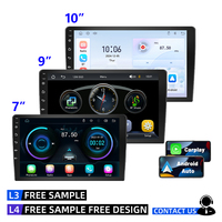 Autoradio MP5, autoradio de voiture 7 pouces 1 Din, écran rétractable, BT sans fil, Carplay, Android Auto, Mirror Link, FM, lecteur audio USB